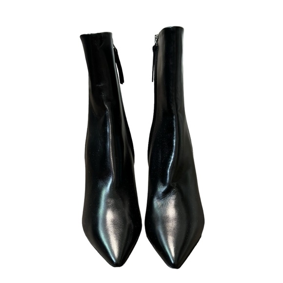 THEORY***Black Leather Booties***EU 41 US 11***$675 - Picture 8 of 12